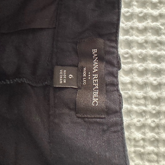 Banana Republic Linen Elegant Black Women's Pants - Picture 7 of 9